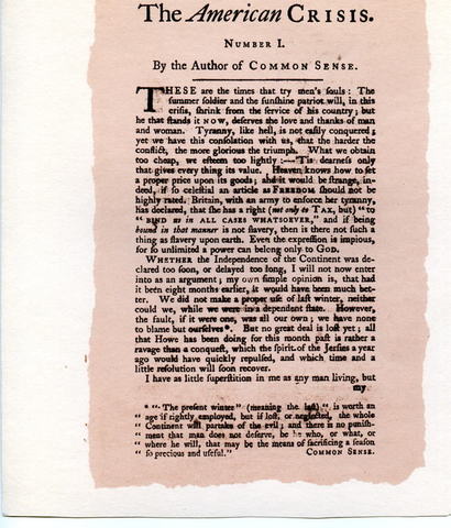 "The Crisis" published.