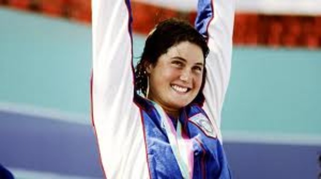 Mary Meagher sets World Record