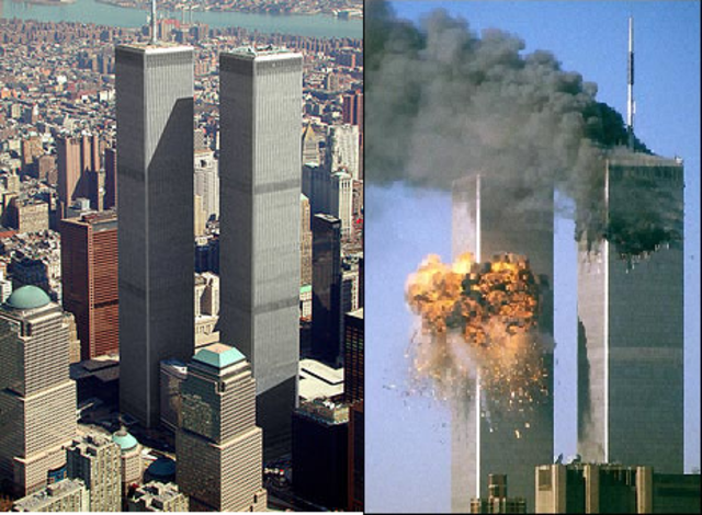 9/11 Twin Towers Fell :(