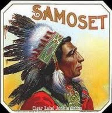 Samoset walked into the colonist settlement.