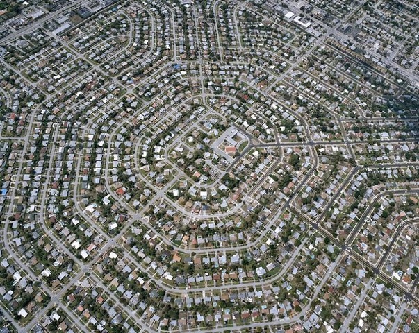 Continued urban sprawl