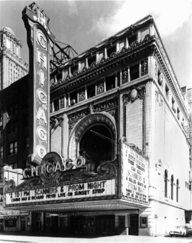 The Chicago Theater Opened
