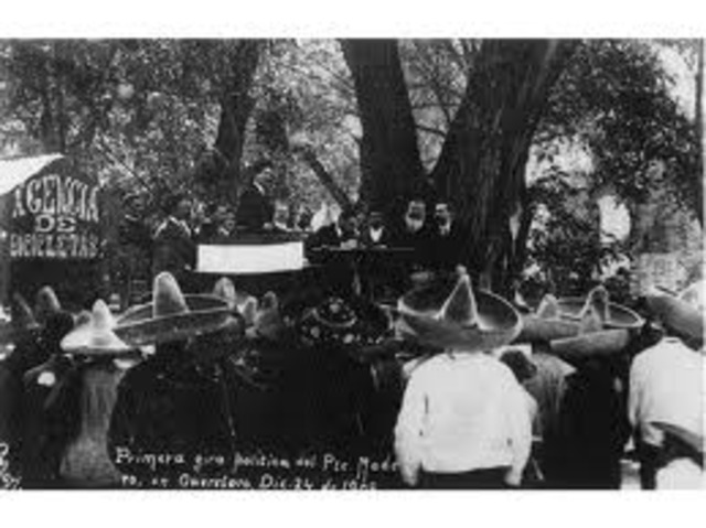 El Porfiriato: Fundación del Partido Nacional Antireeleccionista