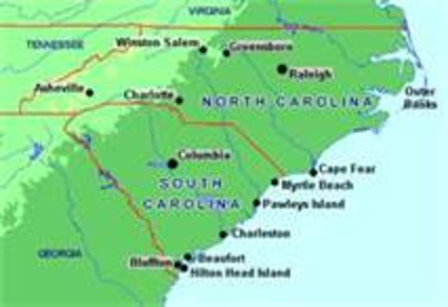 The Carolinas founded