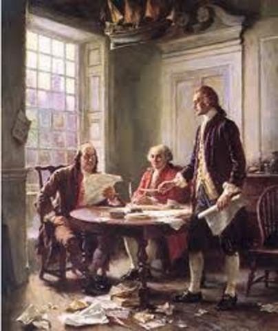 writing of the declaration of independence