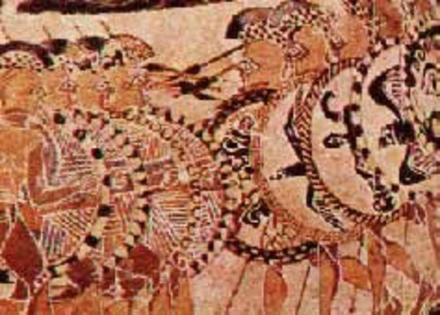 Sparta dominates Messenians 725 B.C