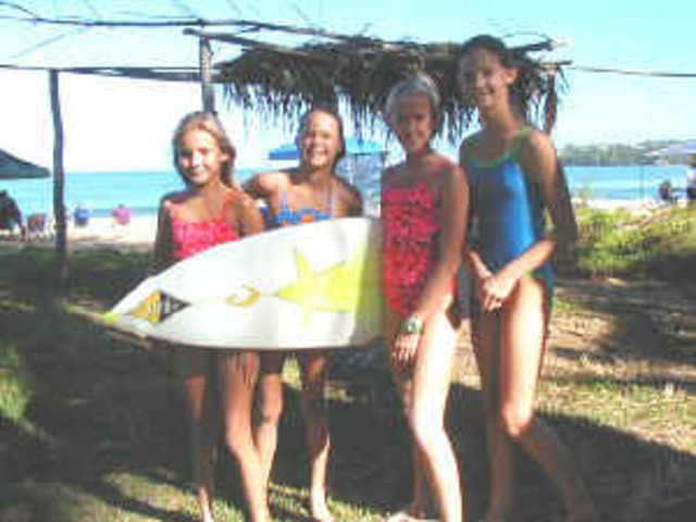First surfing competition