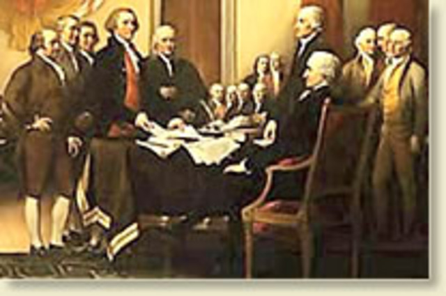 Writing of Declaration of Independence