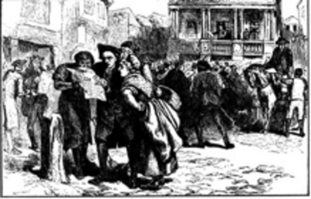 Protest of Stamp Act