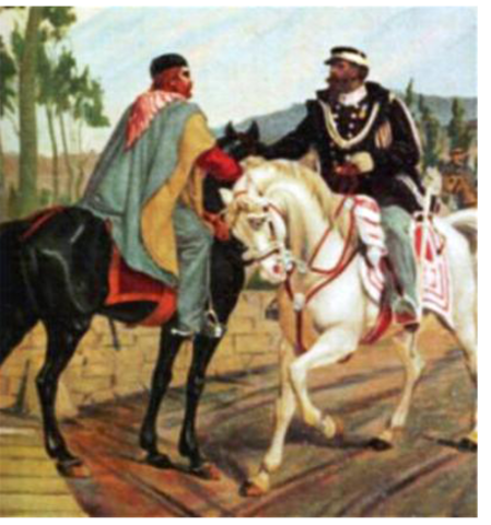 A Teano Garibaldi consegna a Vittorio Emanuele le terre conquistate