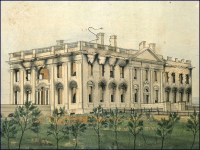 John and Abigail Amdams start Bulding the White House