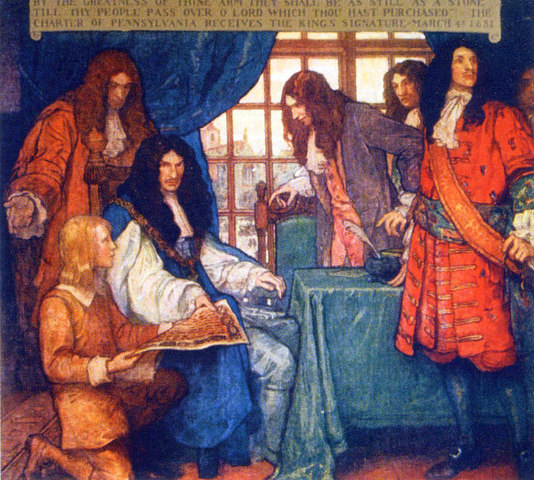 King Charles I issued a charter to George Calverts son