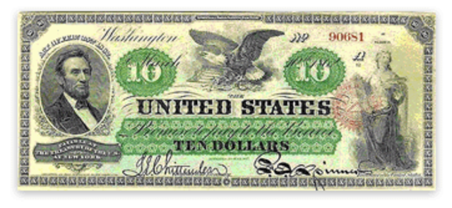Greenbacks/ First $10 Bills
