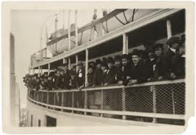 Boat to Ellis Island