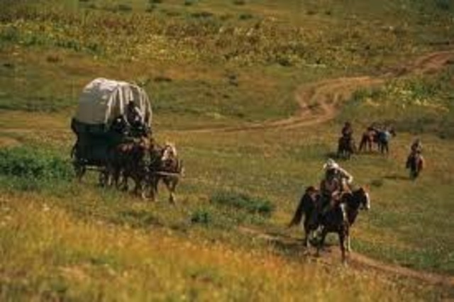 Leave for free land in the West