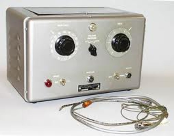 First cardiac pacemaker