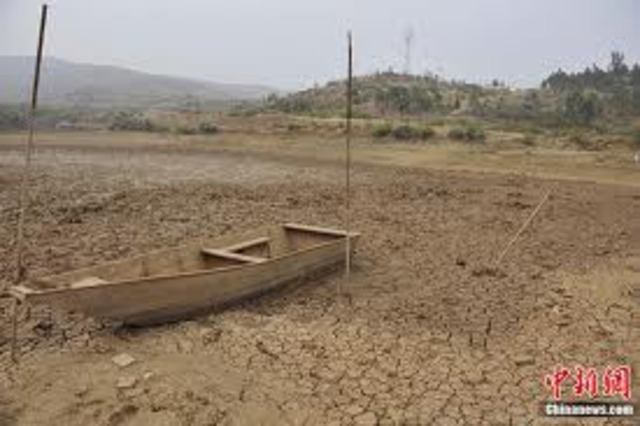 The drought in China