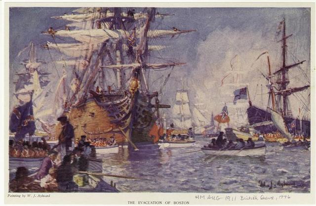 The British Evacuate Boston