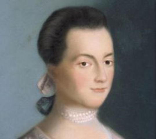 John Adams' first daughter is born, Abigail Amelia