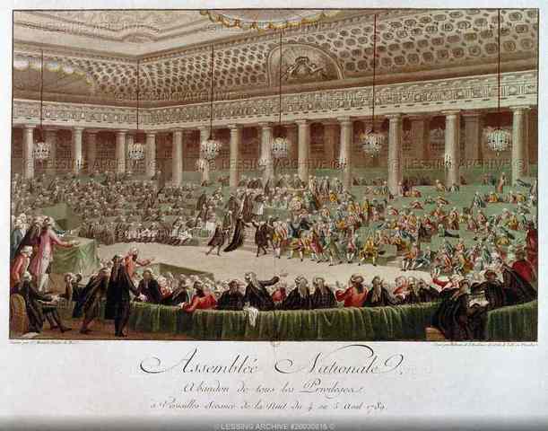 National Assembly abolishes Feudalism with August Decrees