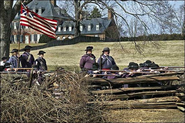 British pulled out of Virginia