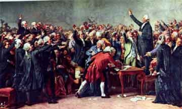 Louis XVI calls the estates general