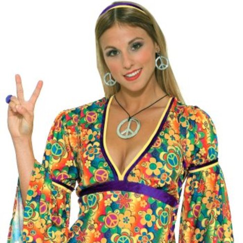 EPOCA INFLUENCIADA POR EL FLOWER  POWER. SURGE EL MOVIEMITNO HIPPIE