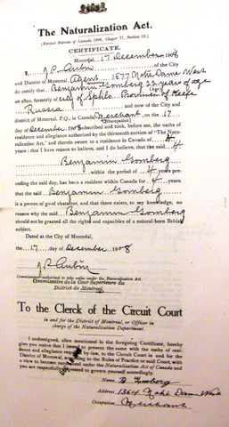 The naturalization act