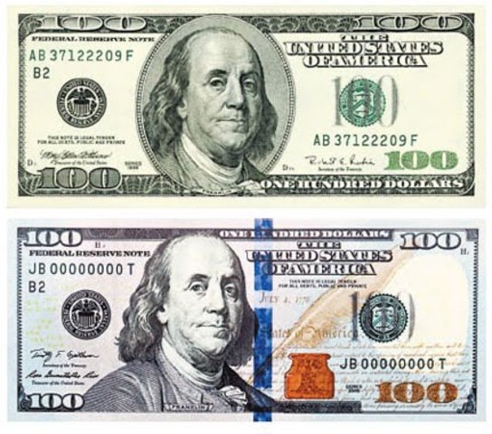 The New $100 Note: Know Its Features. Know It's Real.
