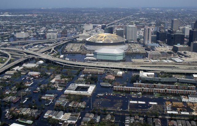 New Orleans flooded