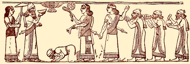 Salmanasar III, hijo y sucesor de Ashur-nasir-pal II gobernó Asiria entre 858 a. C. y 824 a. C.