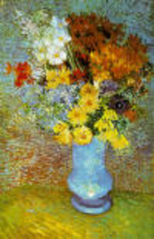 Jarron con flores 1887