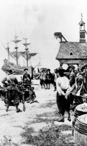 Dutch ship brought the first Africans to Virginia.