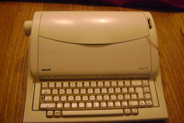 Mi primera máquina de escribir