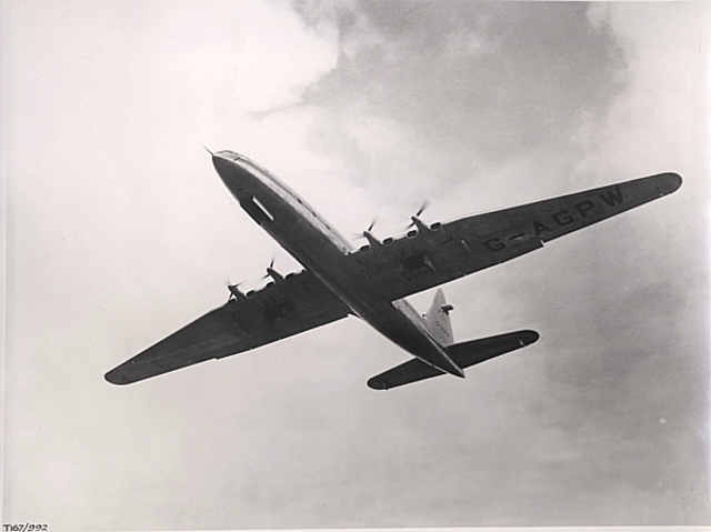 First flight of the Bristol Brabazon