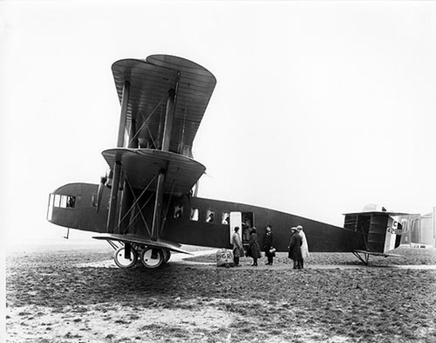 First flight of the Bristol Pullman