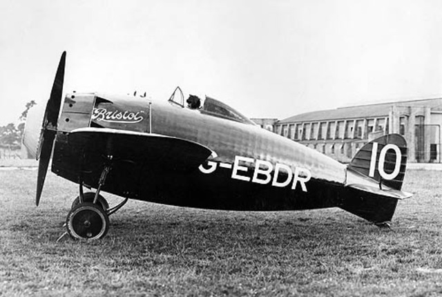 First flight of the Bristol Jupiter Racer