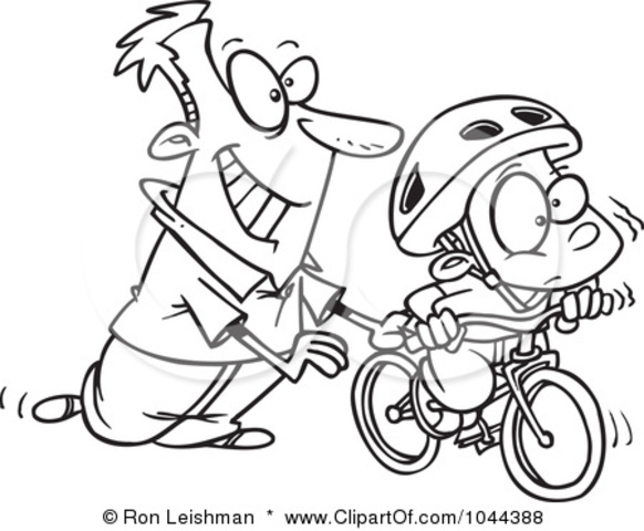 Aprendió a andar en bicicleta.