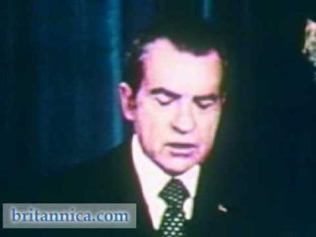 Nixon Announces End of U.S. Involvement