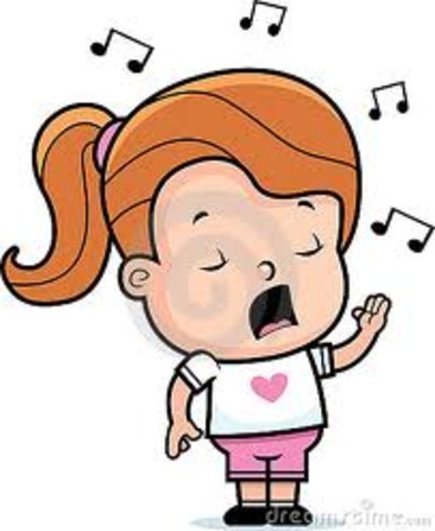 I start competing with my school, nationally in singing competitions