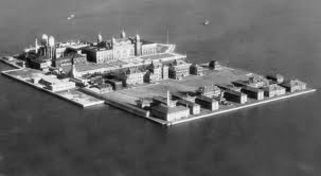 Arrived at Ellis Island