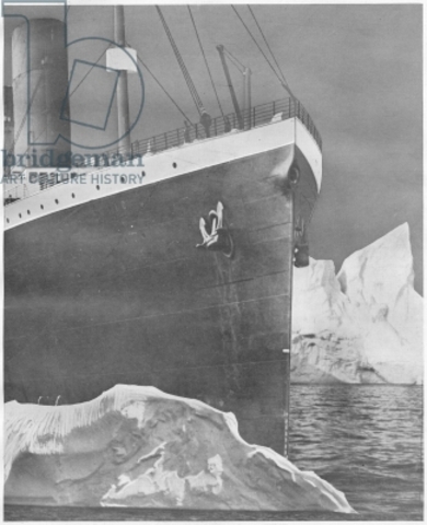 Iceberg is spotted right in front of the Titanic