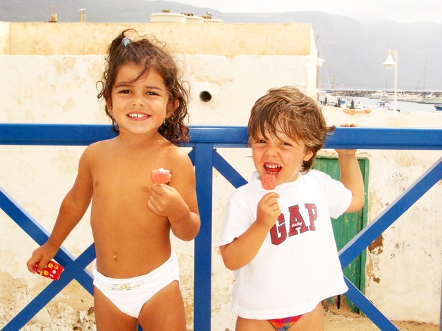 Con mi primera mejor amiga