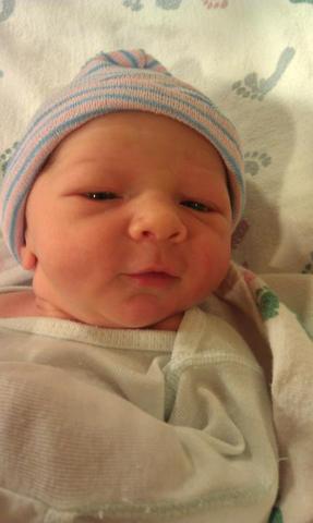 My baby boy is here