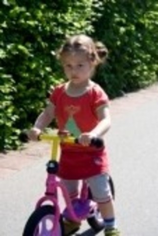 Aprendí montar en bici