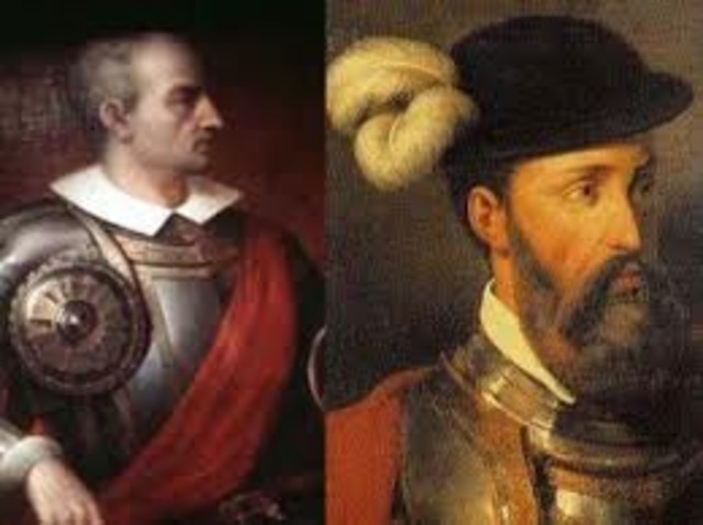 Francisco Pizarro y Diego de Alamagro partieron de Panama