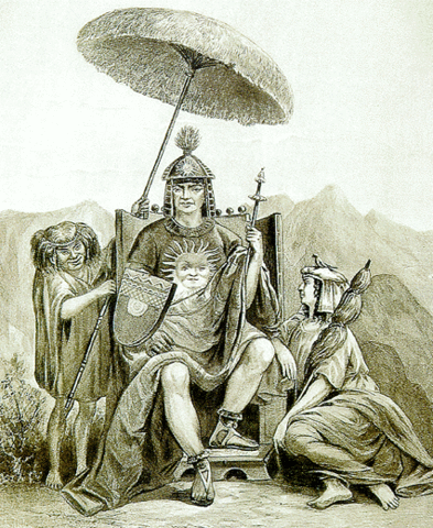 Pizarro continua hacia Cuzco y hace un acto de acercamiento con los incas