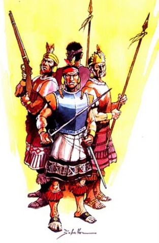 Manco Inca huyo al campo con sus hombres