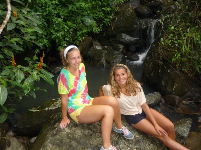 El Yunque con mi amiga