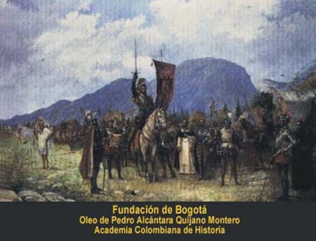 Gonzalo Jimenez de Quezada fundo la ciudad de Snta Fe de Bogota